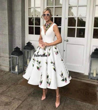 Load image into Gallery viewer, Aurora dress in Embroidered and Beads
