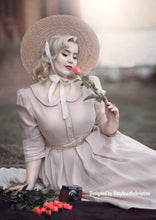 Load image into Gallery viewer, Kennedy Dress in Linen sand pink
