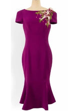 Load image into Gallery viewer, Natasha dress in Purple - Shop women style vintage, Audrey Hepburn jackets online -Christine
