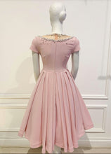 Load image into Gallery viewer, Lolita Dress in Solid Pink - Shop women style vintage, Audrey Hepburn jackets online -Christine
