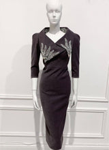 Load image into Gallery viewer, Maria dress in Blue - Shop women style vintage, Audrey Hepburn jackets online -Christine
