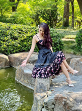 Load image into Gallery viewer, Natalia dress cherry flowers

