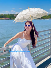 Load image into Gallery viewer, Lana Dress in White “Dotted Swiss" size S
