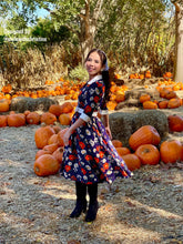 Load image into Gallery viewer, Catherine dress in bloom flowers
